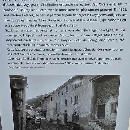 : Le Cachet D'antan Apartment Bourg-Saint-Pierre